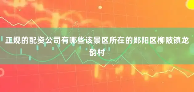 正规的配资公司有哪些该景区所在的郧阳区柳陂镇龙韵村